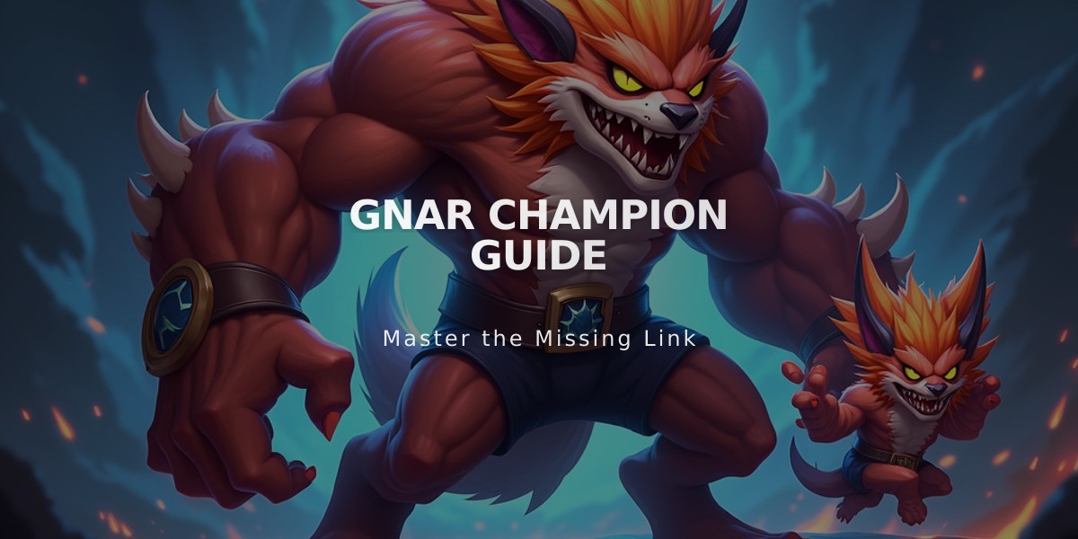 Gnar Champion Guide: Complete Top Lane Fighter Analysis for Patch 14.16.1