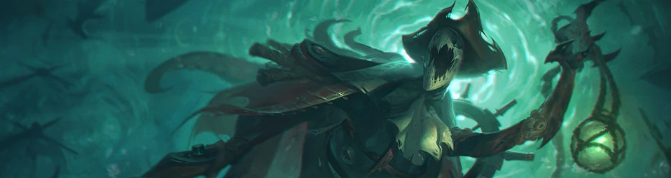 Fiddlesticks pirate skin in dark water