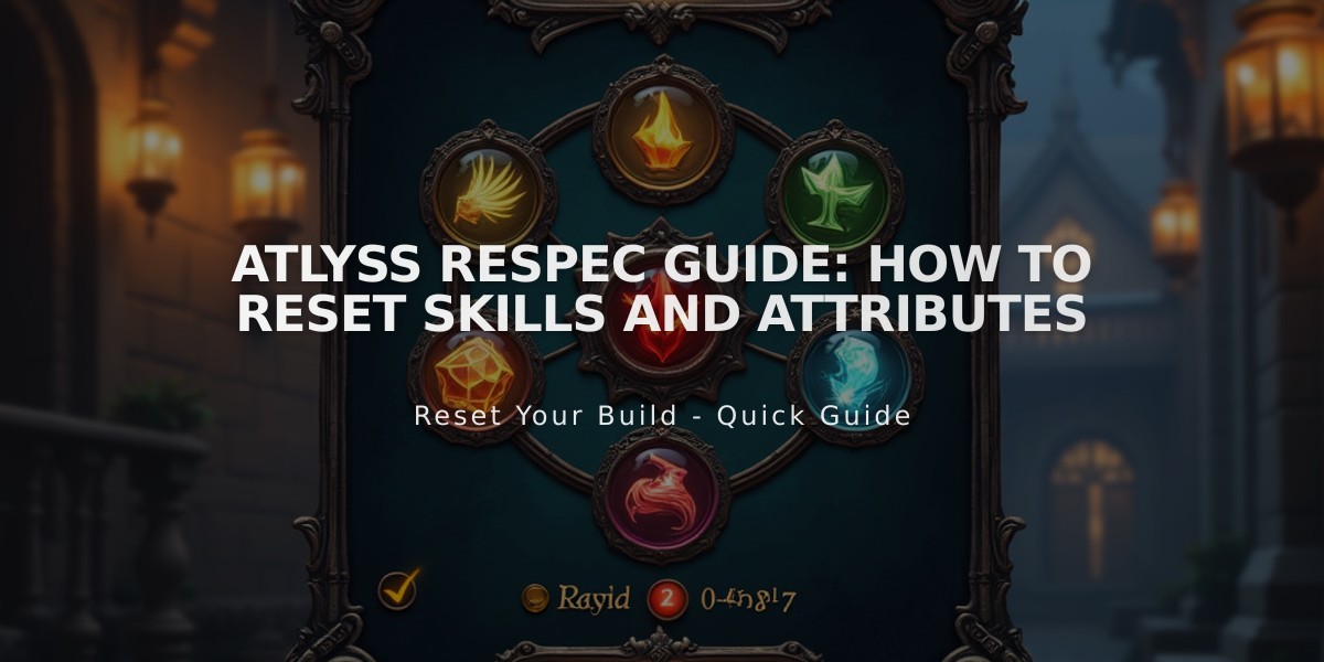 ATLYSS Respec Guide: How to Reset Skills and Attributes