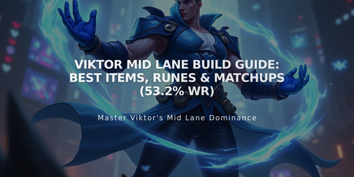 Viktor Mid Lane Build Guide: Best Items, Runes & Matchups (53.2% WR)