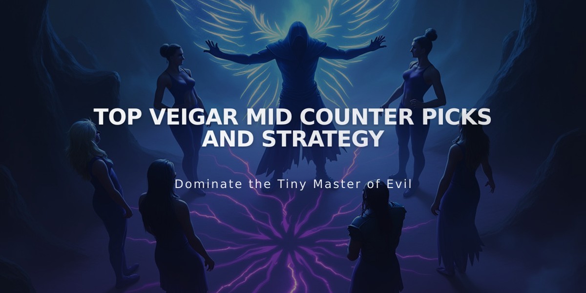 Top Veigar Mid Counter Picks and Strategy