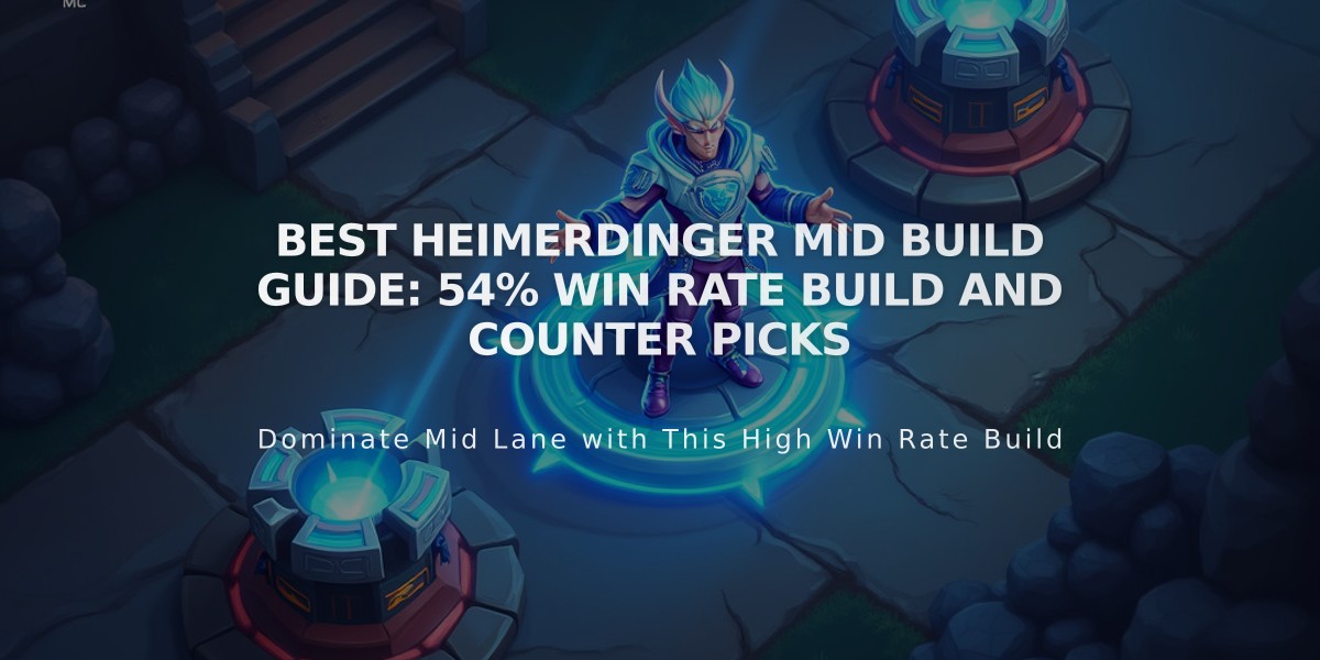 Best Heimerdinger Mid Build Guide: 54% Win Rate Build and Counter Picks