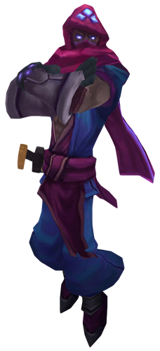 Malzahar floating in purple robe