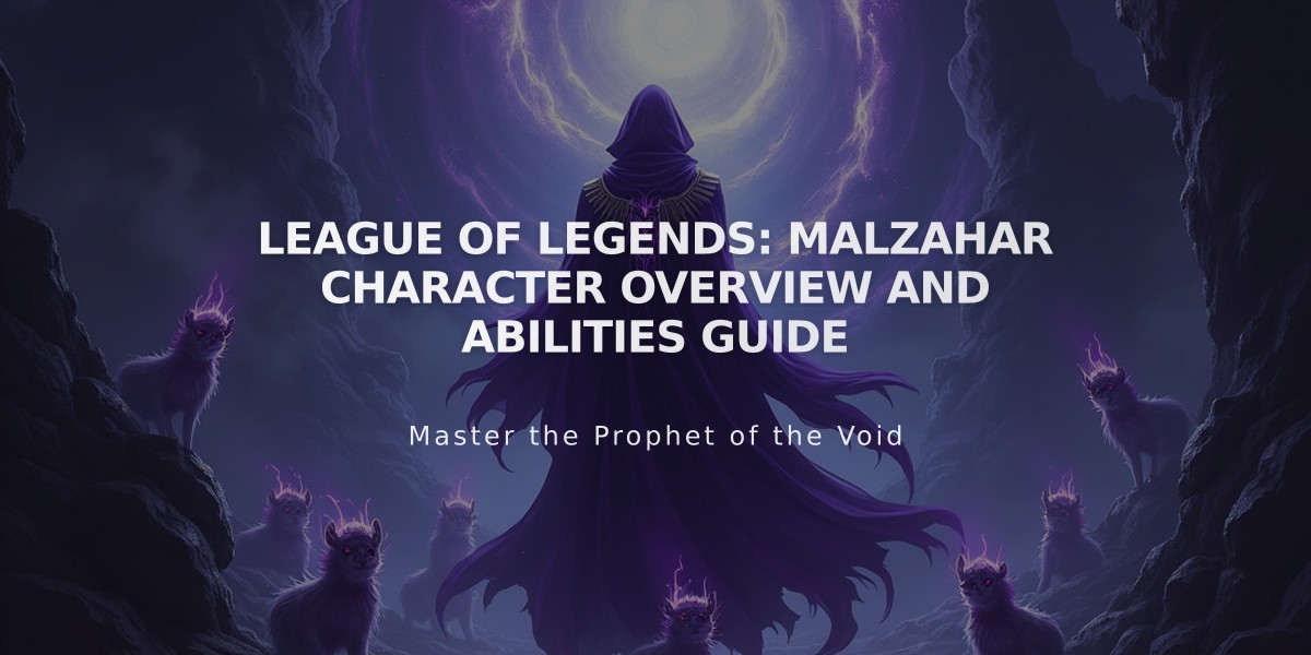 League of Legends: Malzahar Character Overview and Abilities Guide