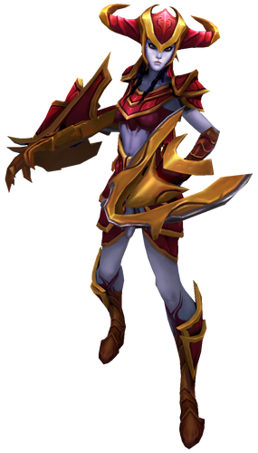 Armored Shyvana, dragon warrior