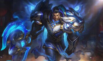 Porcelain Darius skin in League