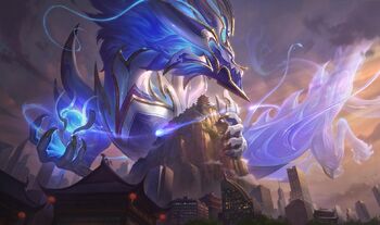 Porcelain Aurelion Sol skin splash art