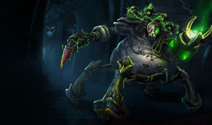 Urgot, cyborg warrior from League game