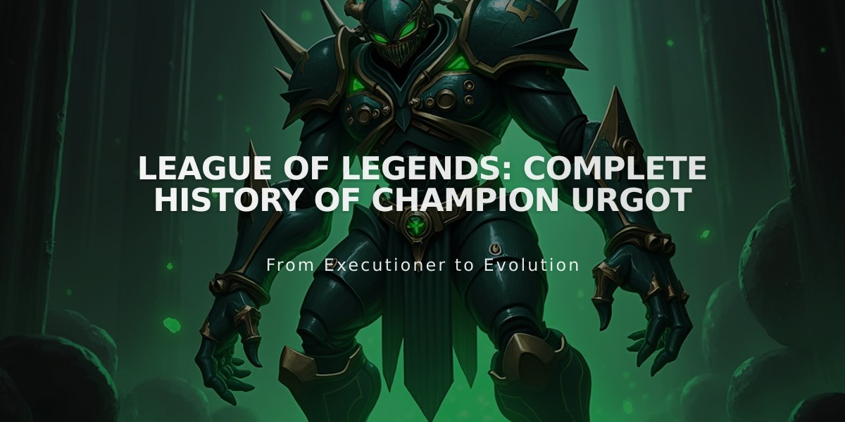 League of Legends: Complete History of Champion Urgot