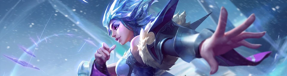 Frostblade Irelia in icy armor