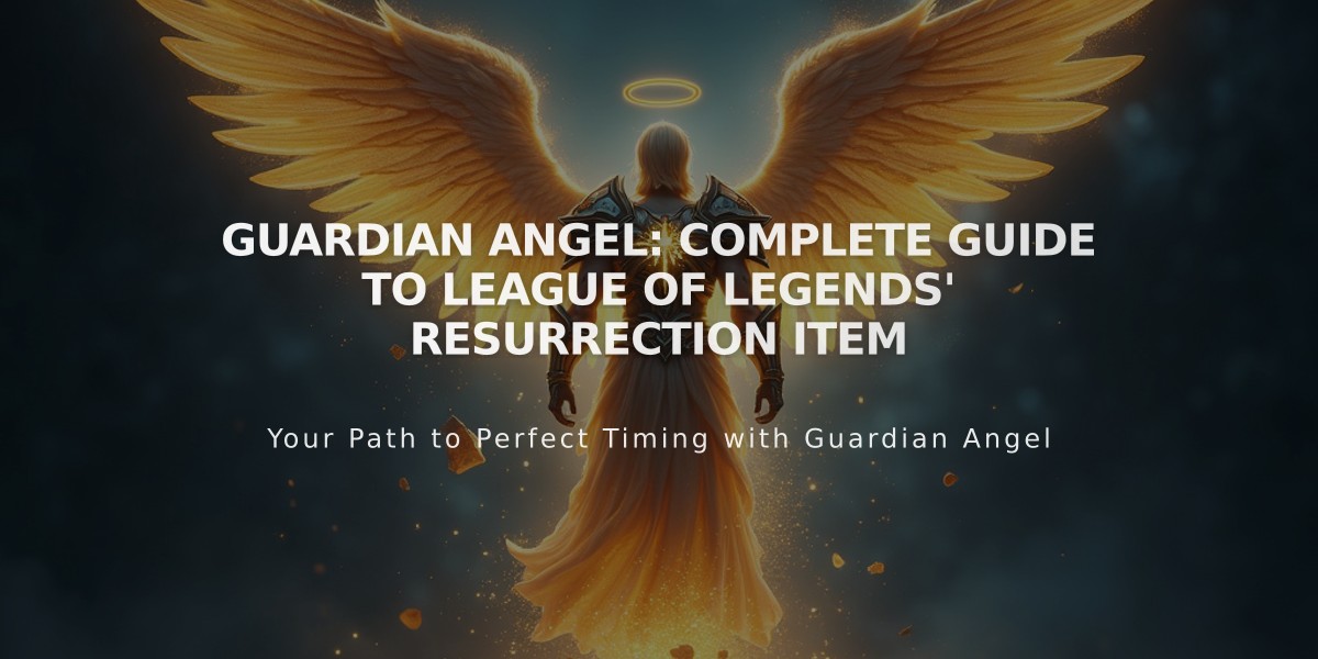 Guardian Angel: Complete Guide to League of Legends' Resurrection Item