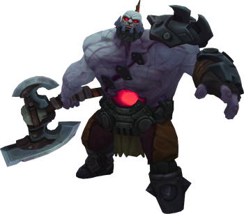 Undead warrior Sion from League of Legends