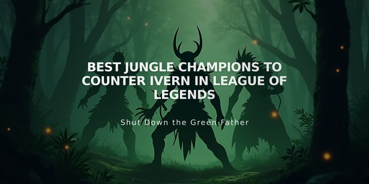 Best Jungle Champions to Counter Ivern in League of Legends