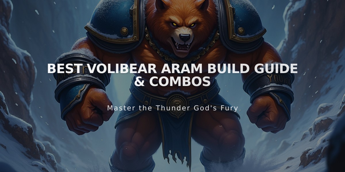 Best Volibear ARAM Build Guide & Combos