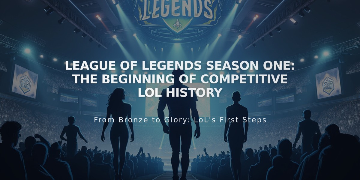 League of Legends Season One: The Beginning of Competitive LoL History